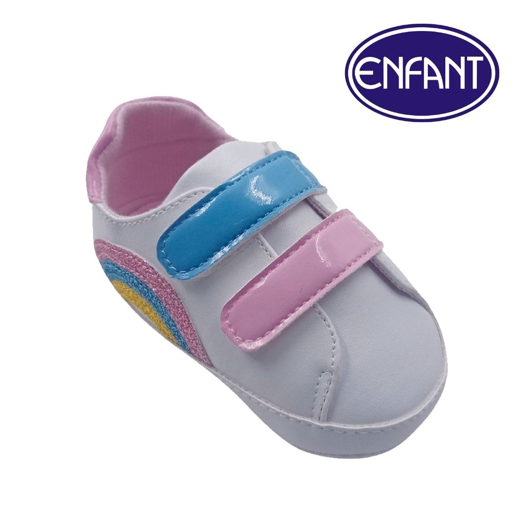 ENFANT BABY GIRL SHOES VELCRO DESIGN