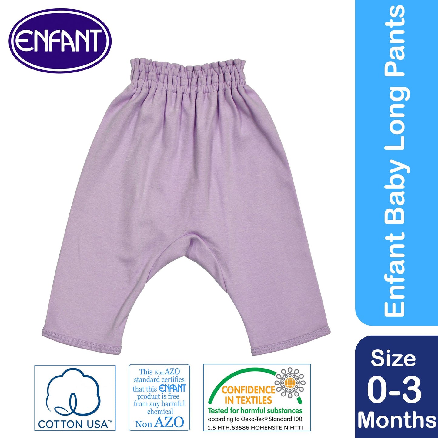 Enfant Baby Long Pants Pajama (Violet)