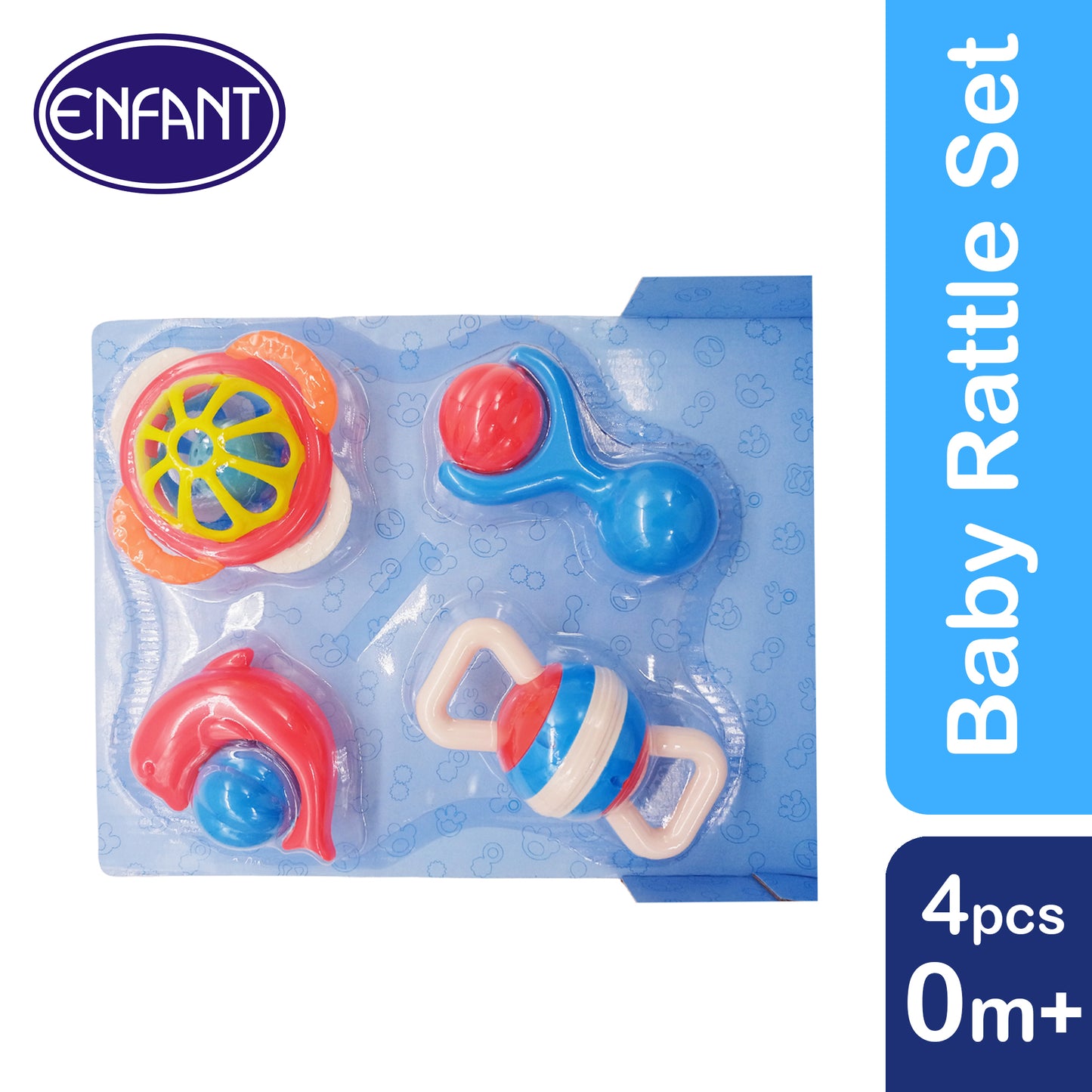 ENFANT BABY RATTLE 4 PCS