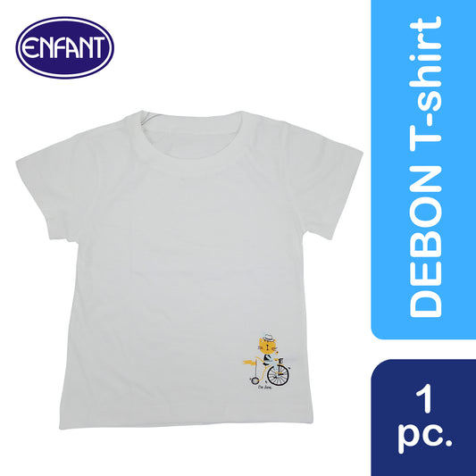 Enfant Debon Boy T-shirt with cartoons design below