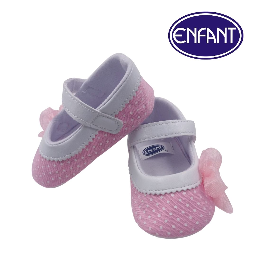 ENFANT BABY SANDALS WITH POLKA DOTS DESIGN