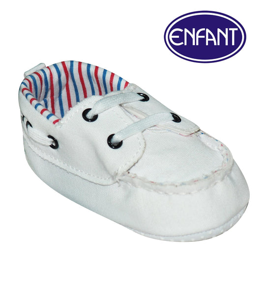 Enfant Baby Casual shoes with lace (white)