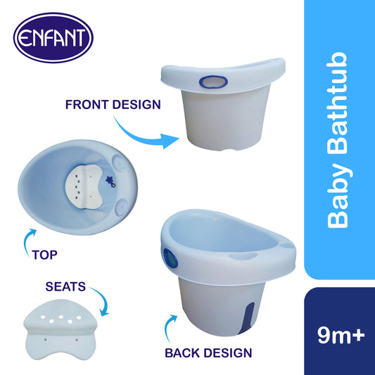 ENFANT BABY Toddler BATH TUB with Sit