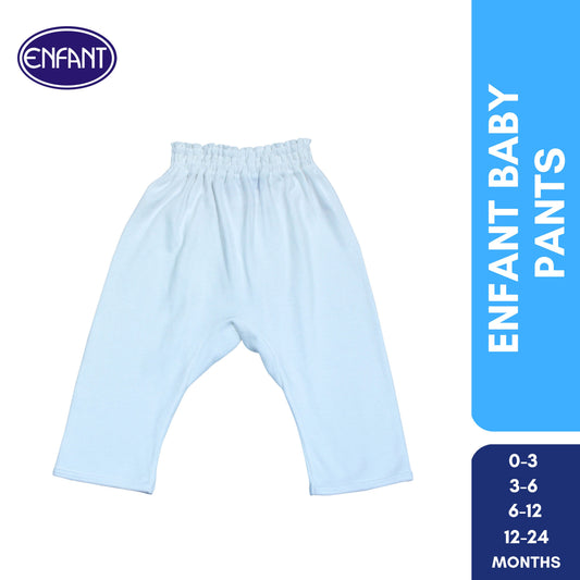 Enfant Baby Newborn Long Pants Pajama (White)