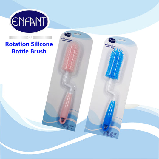 Enfant Baby Rotation Silicone Bottle Brush