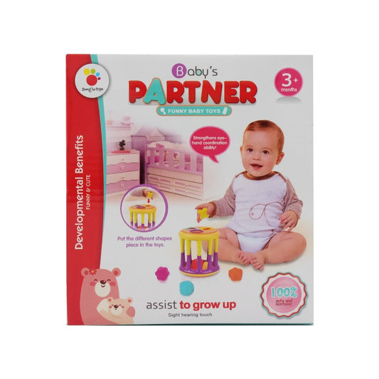 Baby Toy Form Fitter, Shape Sorter, Ages 12 Months & Up Multicolor