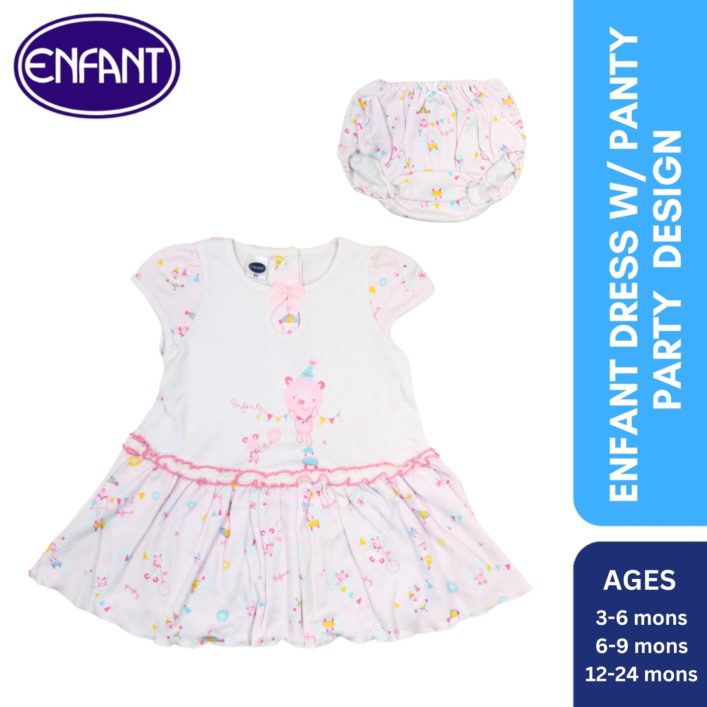 Enfant Dress W/ Panty Party Design - 2012