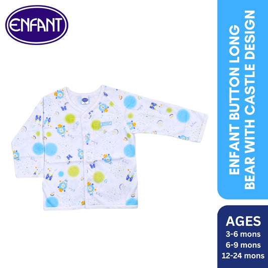 Enfant Button Long Bear With Castle Design 2013