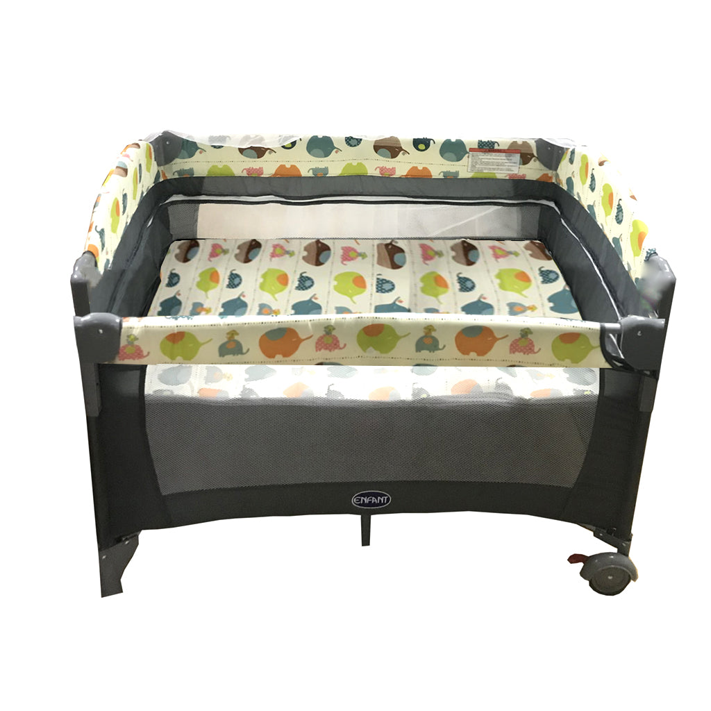 Enfant Baby Comfortable Playpen Crib CoSleeper and Pack and Play. With Mosquito Net