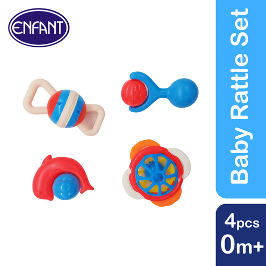 ENFANT BABY RATTLE 4 PCS