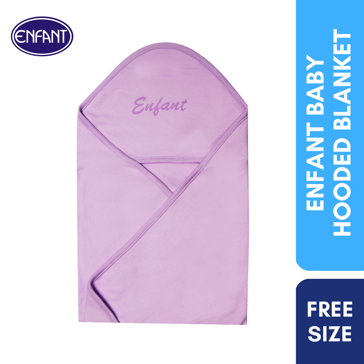 Enfant 100% Cotton Baby Newborn Receiving Blanket  with Hood