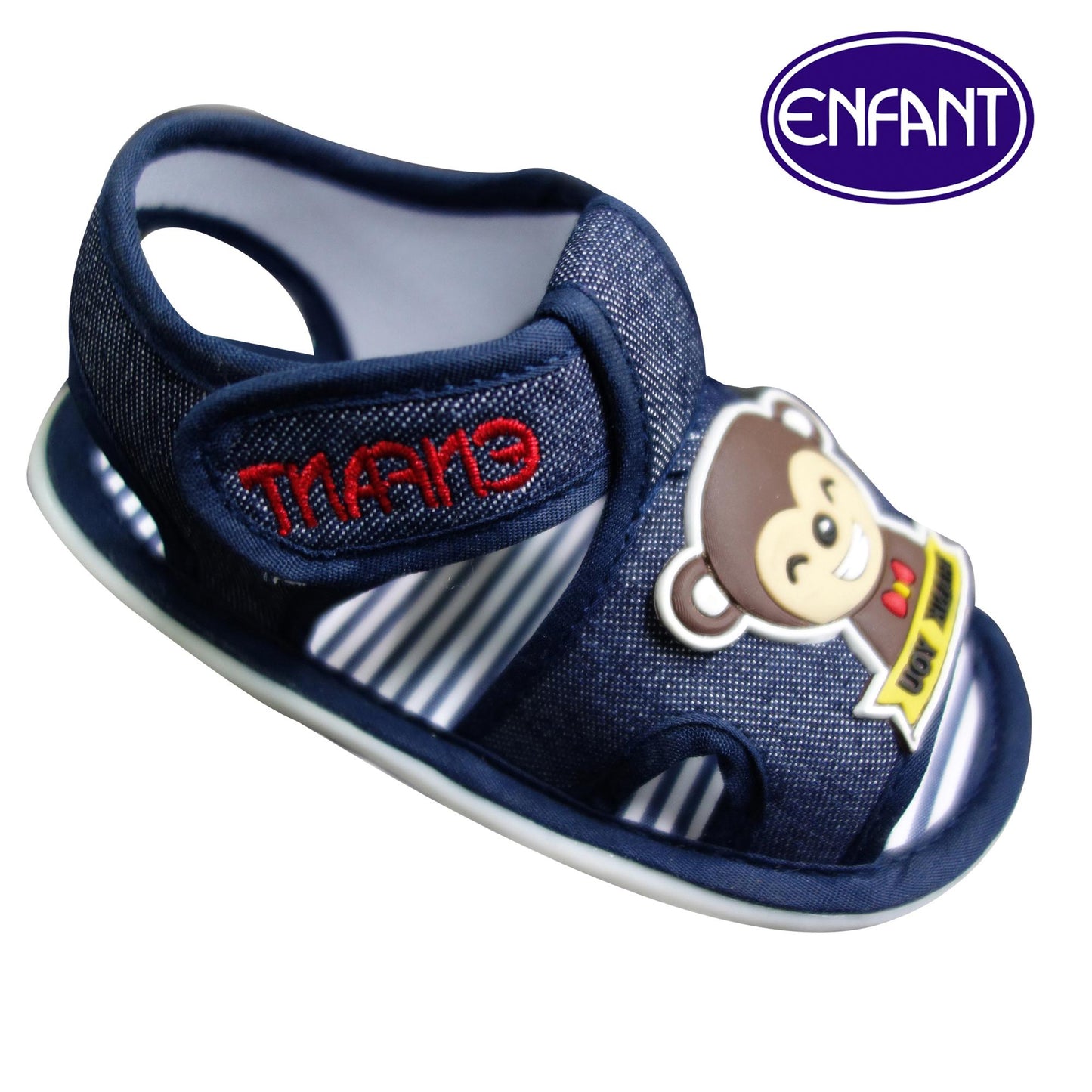 Enfant Baby Walker Shoes Sandals with Sound Monkey Design