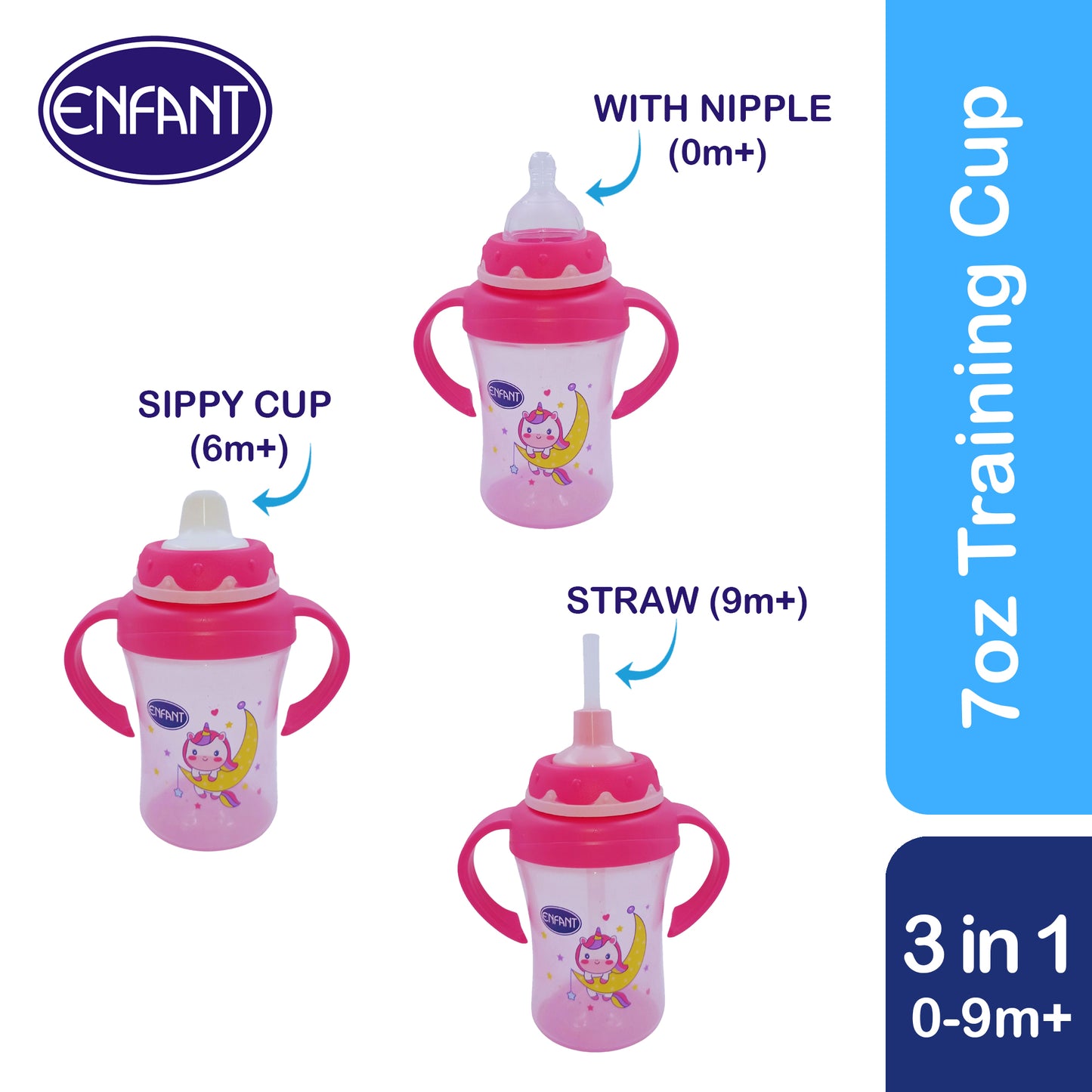 ENFANT BABY 3 IN 1 TRAINING CUP