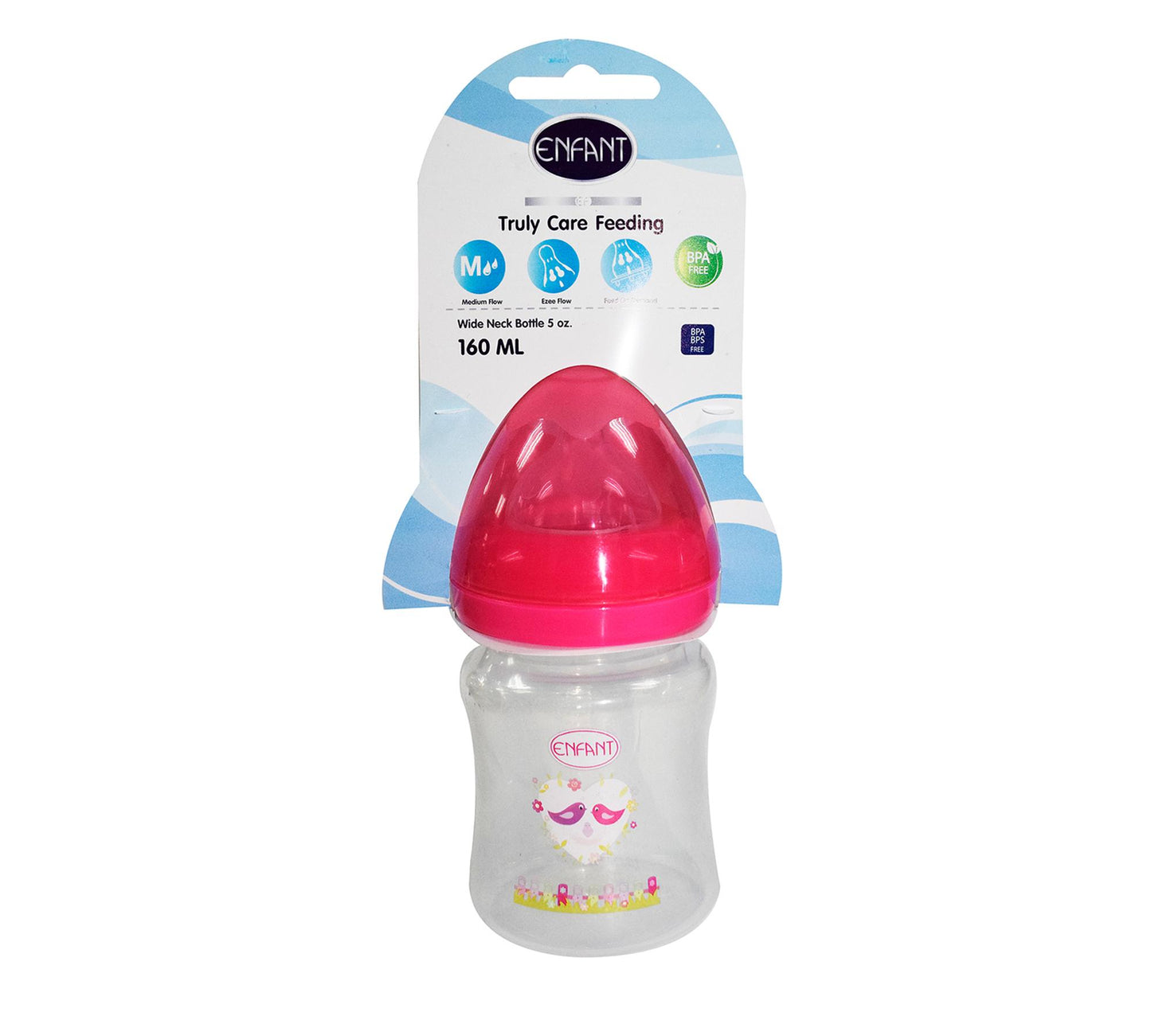 Enfant Baby PP Wide Neck Feeding Bottle 5 oz BPA FREE