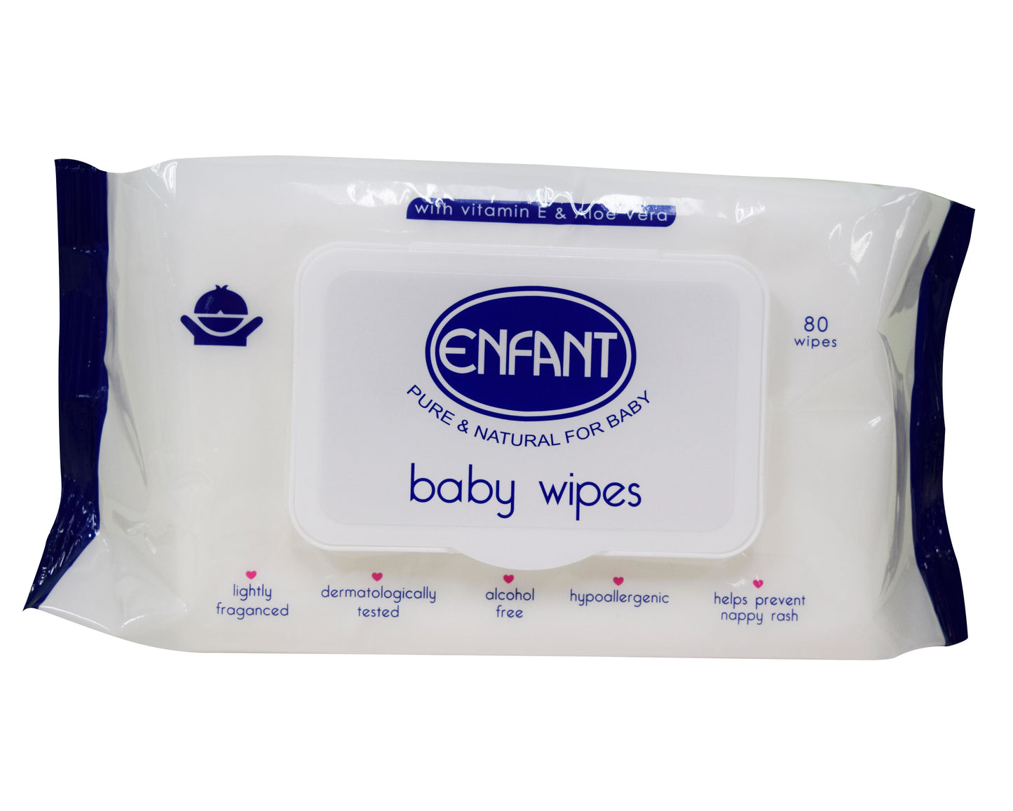 Enfant Baby Wipes 80 Sheets with Lid