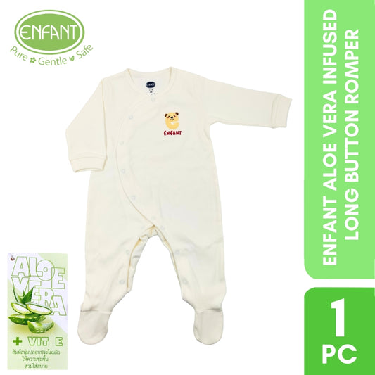 Enfant Aloe Vera Infused long button Romper