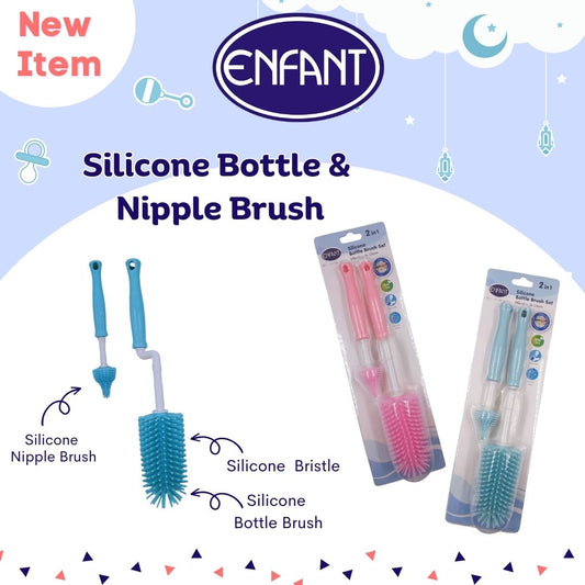 ENFANT 2 IN 1 BOTTLE AND NIPPLE BRUSH