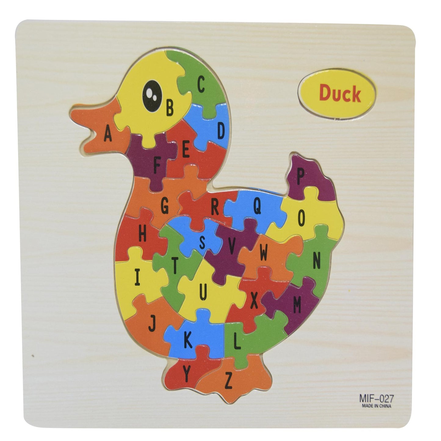 Enfant Baby Wooden Puzzle with Alphabet Letters