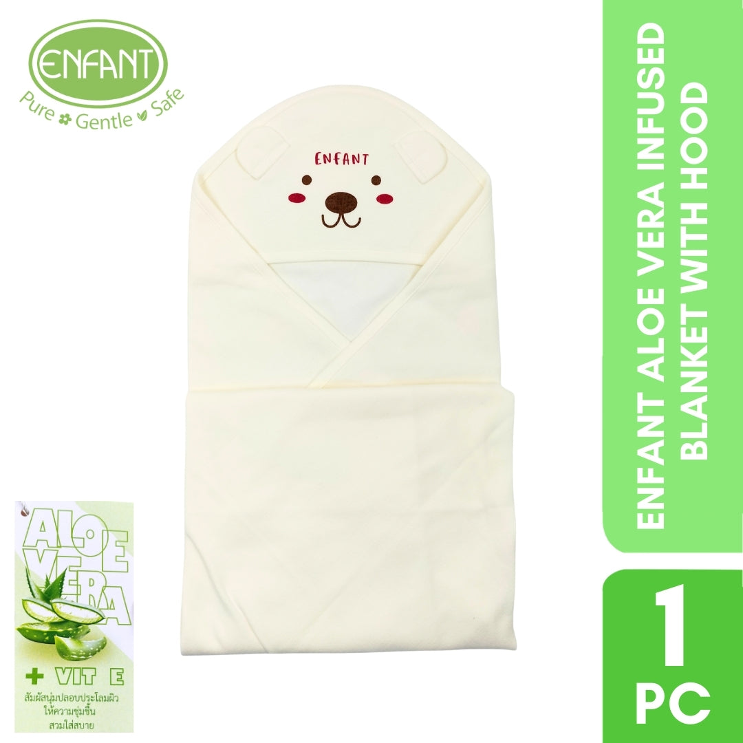 Enfant Aloe Vera Infused  Blanket With Hood