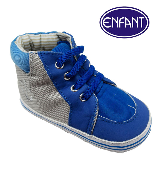 Enfant Baby High Cut Rubber Shoes with Anchor Design (blue)