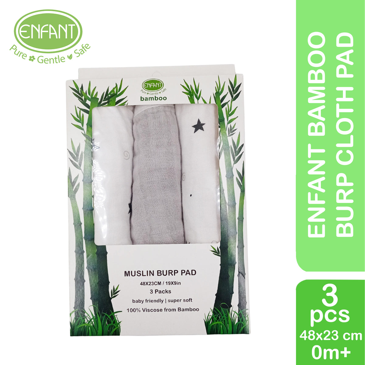 ENFANT BAMBOO BURP CLOTH PAD