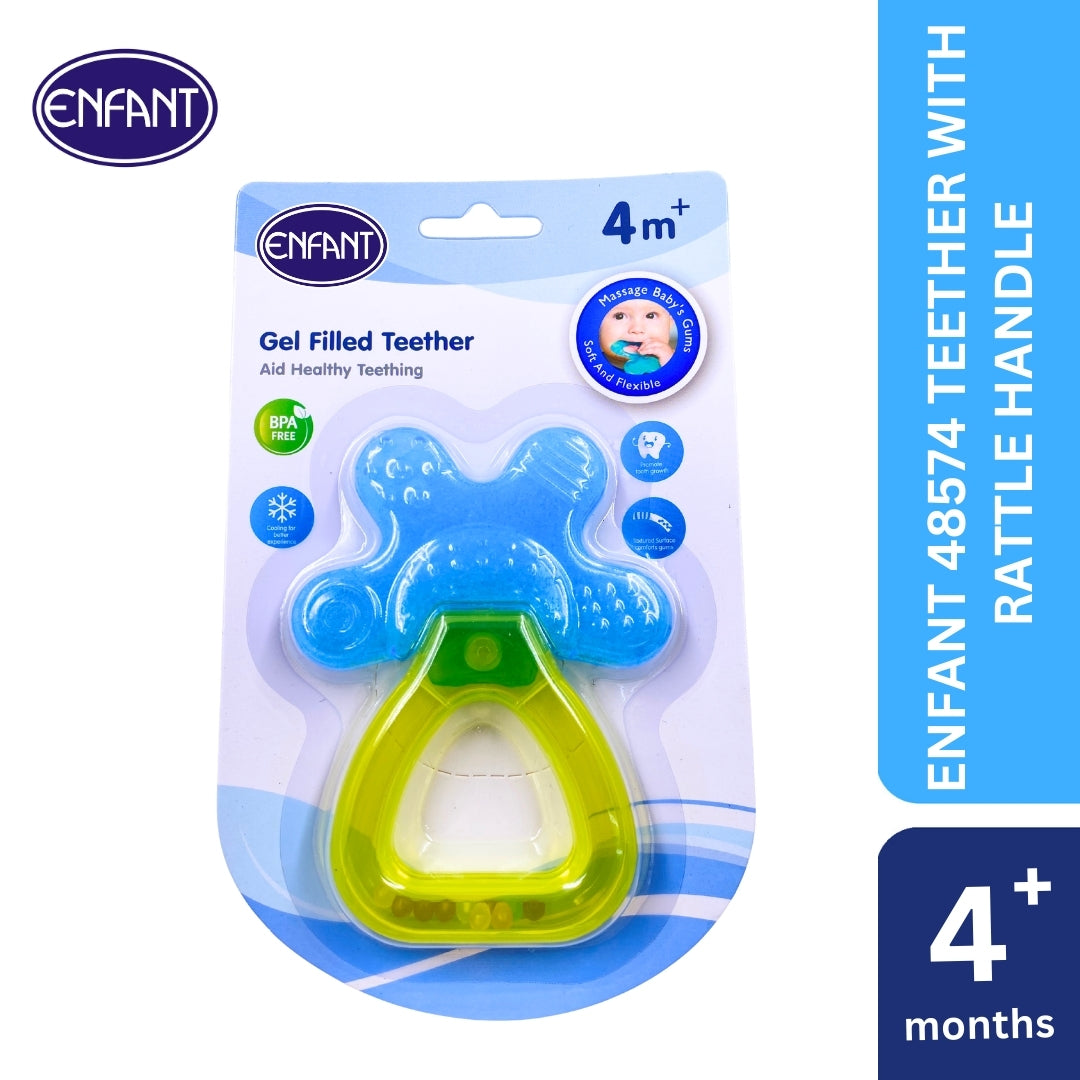 ENFANT RATTLE WATER FILLED TEETHER FOR TEETHING RELIEF