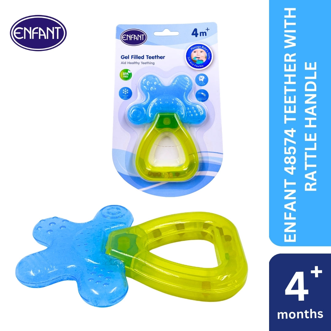 ENFANT RATTLE WATER FILLED TEETHER FOR TEETHING RELIEF