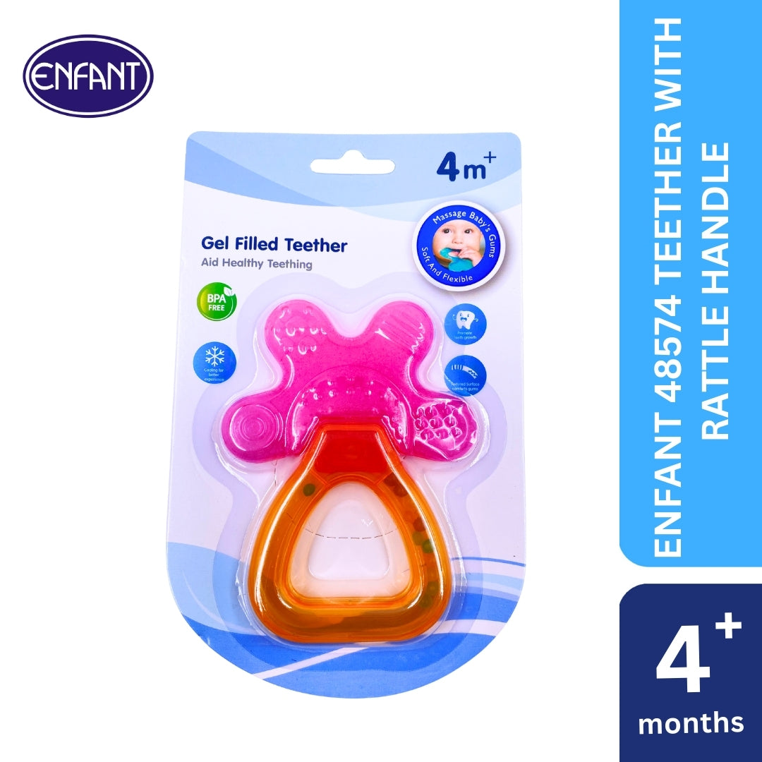ENFANT RATTLE WATER FILLED TEETHER FOR TEETHING RELIEF