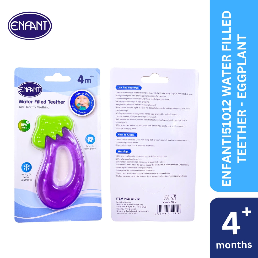 ENFANT WATER FILLED TEETHER VEGETABLE DESIGN