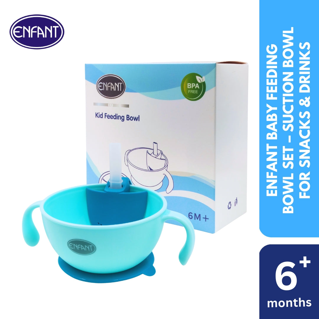 Enfant Baby Feeding Bowl Set – Suction Bowl for Snacks & Drinks