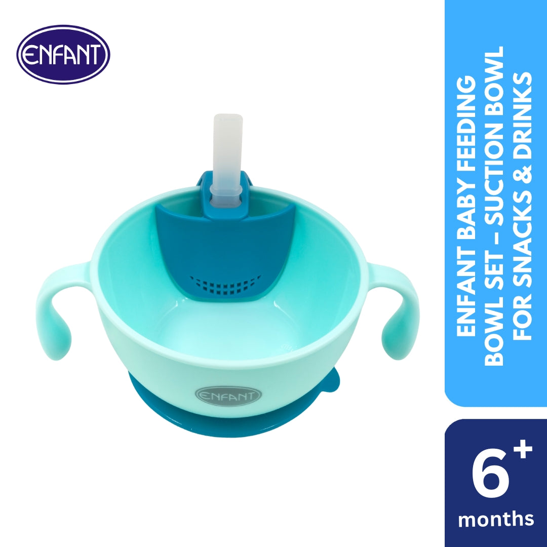Enfant Baby Feeding Bowl Set – Suction Bowl for Snacks & Drinks