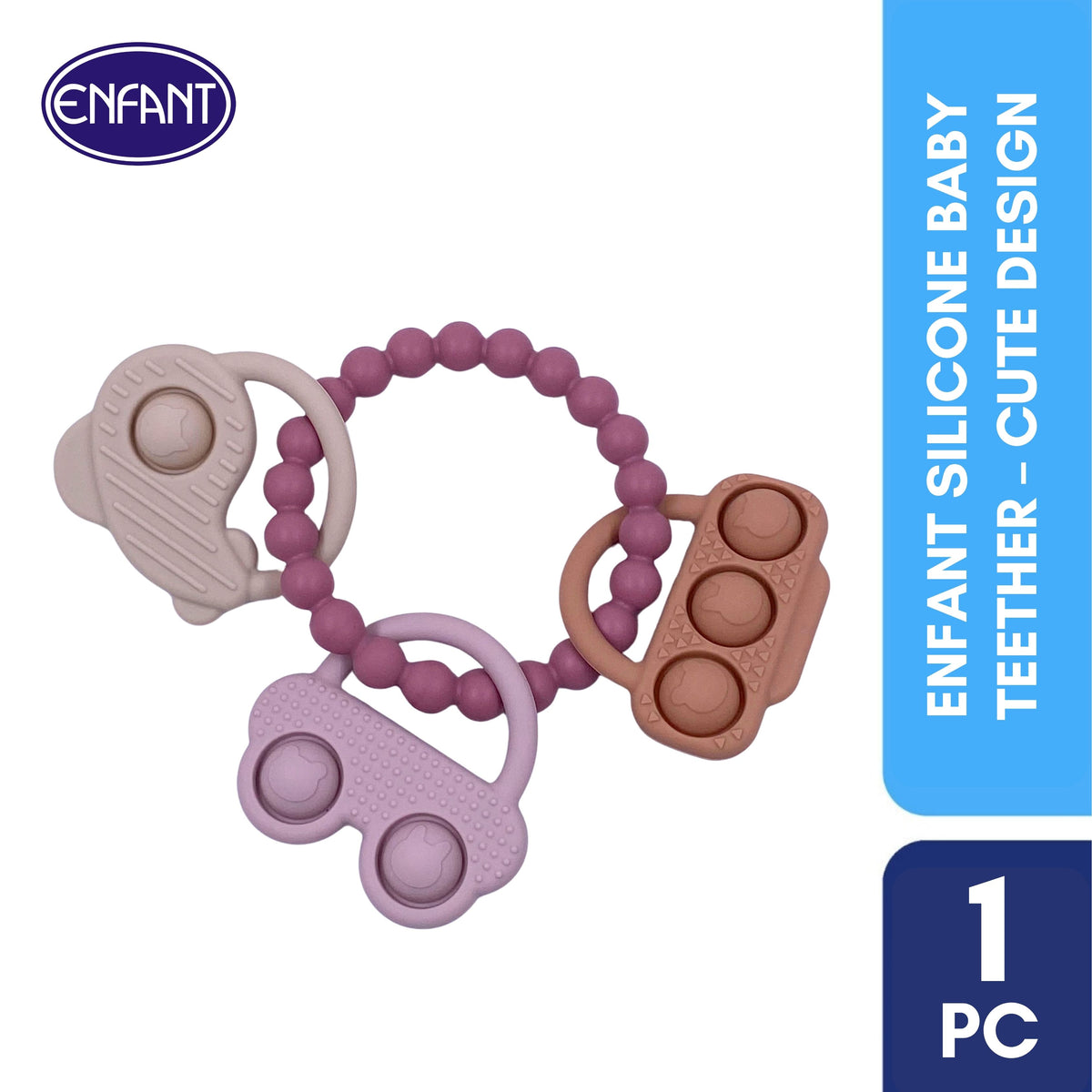 ENFANT Silicone Baby Teether – Cute Design