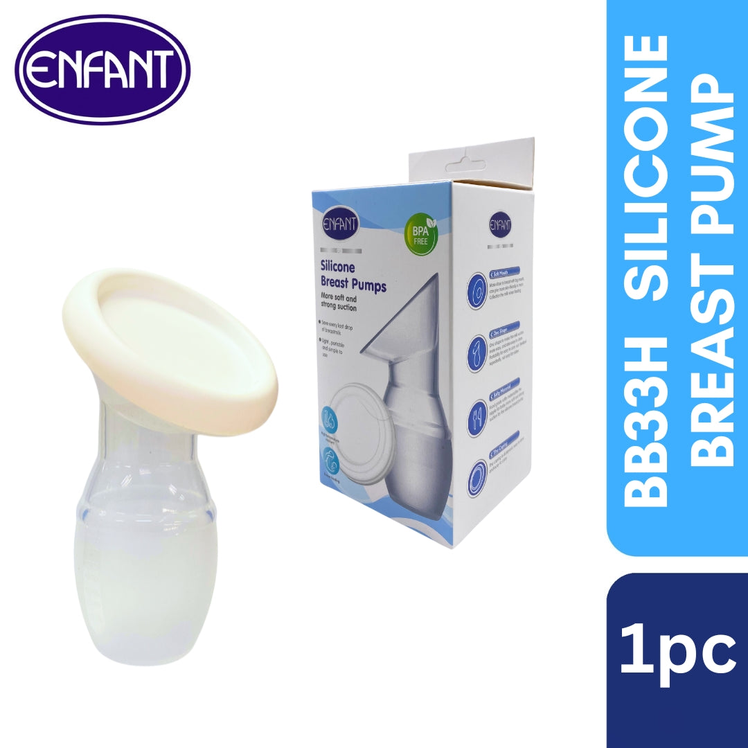 Enfant Baby Silicone Manual Breast Pump - Perfect for Breastfeeding Moms