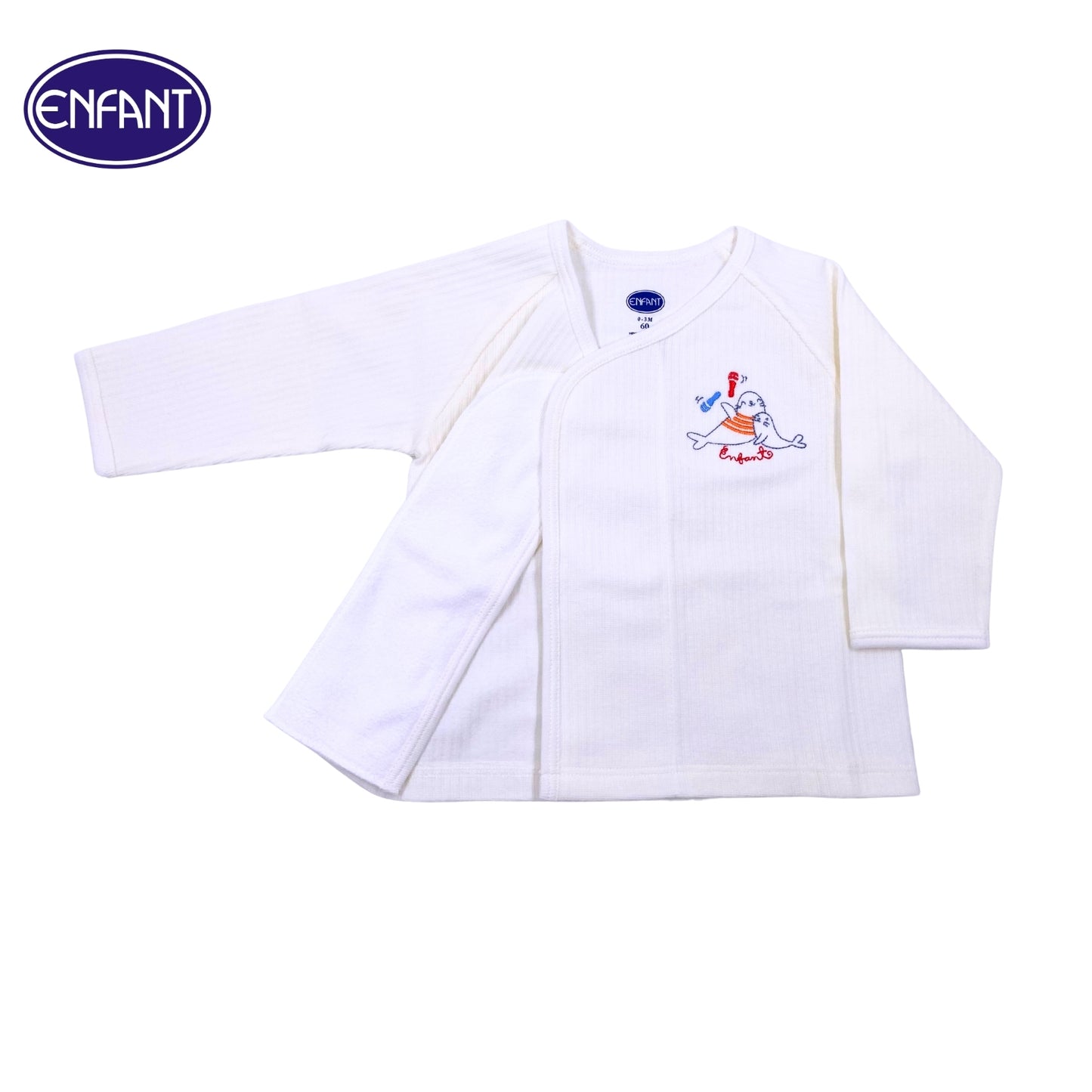 Enfant Little Sealy Love long Sleeve Shirt & Pants Set with Soft Velcro