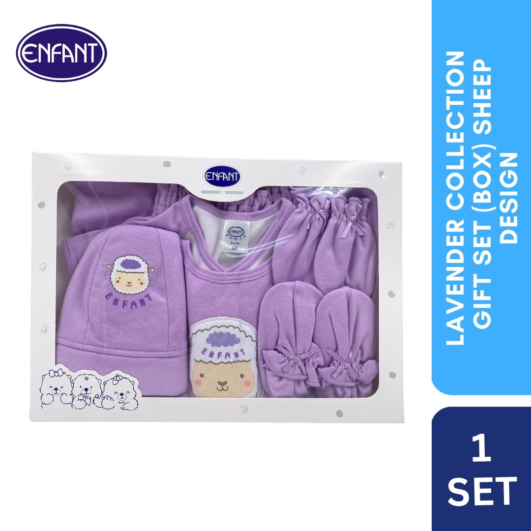 Lavender Collection Gift set box with Sheep Design