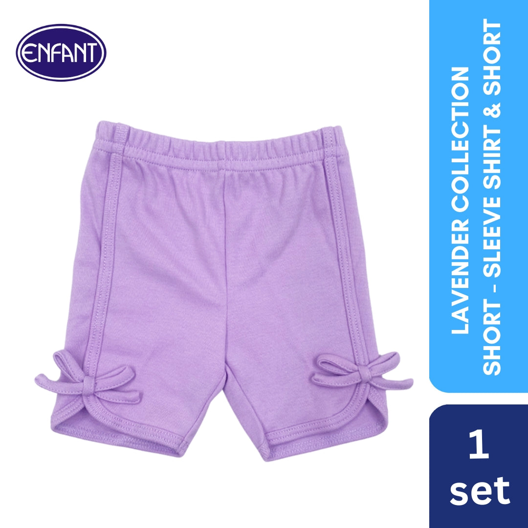 Lavender Collection Short-Sleeve Shirt & Shorts with Sheep Design