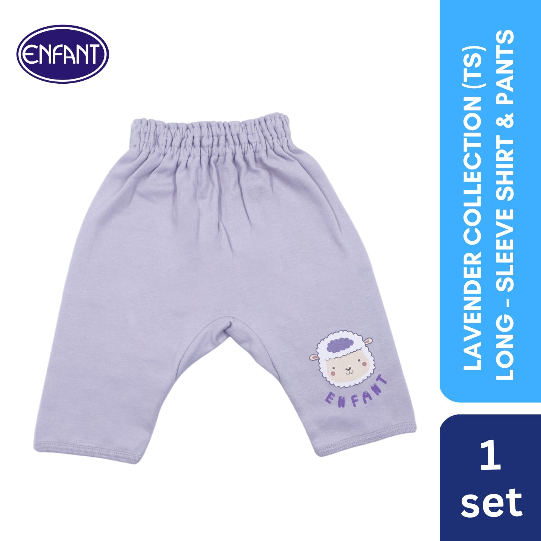 Lavender Collection (TS) long-Sleeve Shirt & Pants with Sheep Design