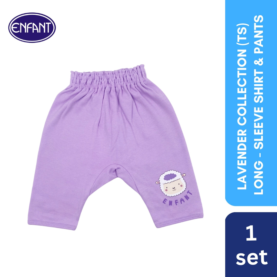 Lavender Collection (TS) long-Sleeve Shirt & Pants with Sheep Design