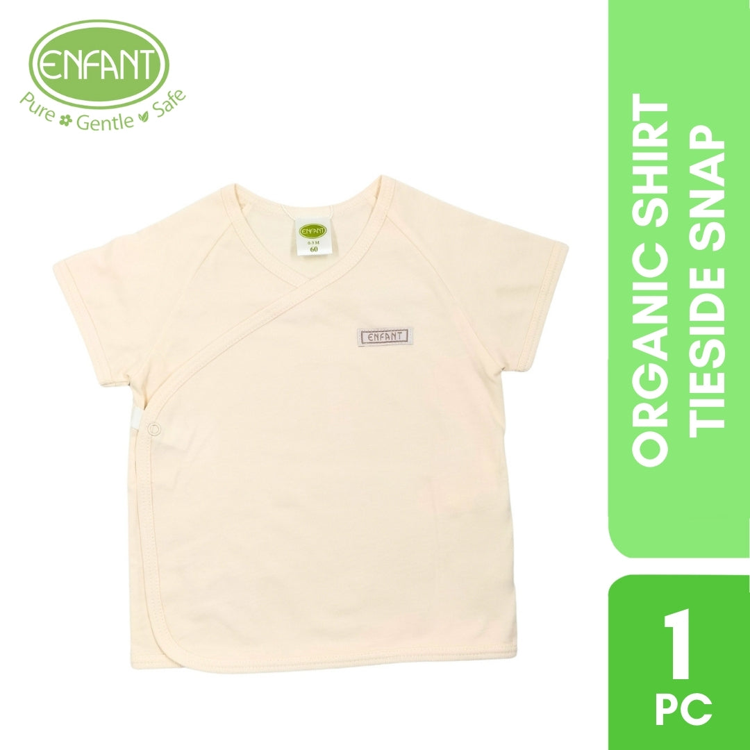 Enfant Organic Shirt Tie-side Snap