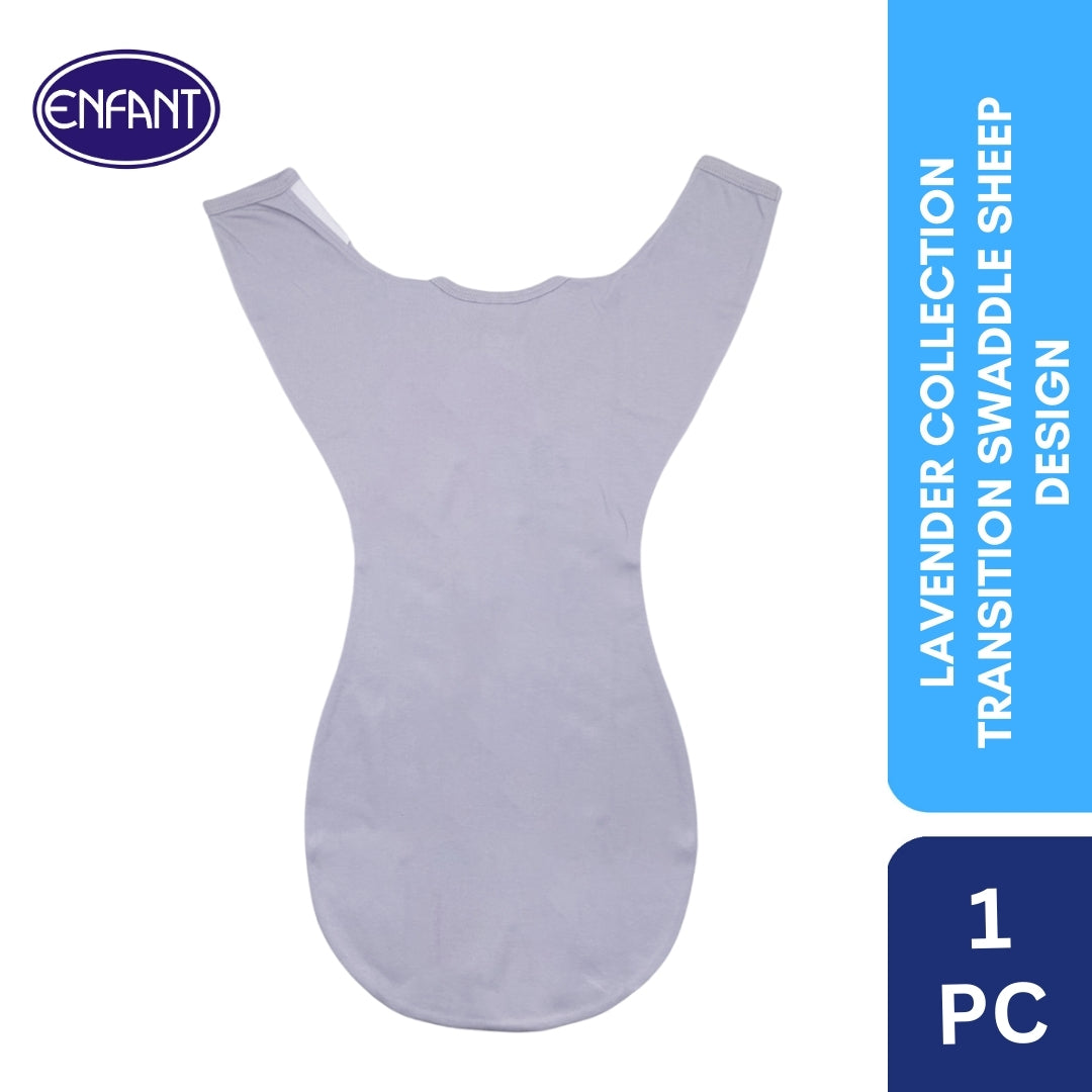 Lavender Collection Transition Swaddle with Sheep Design