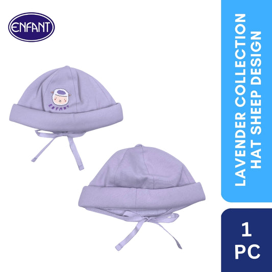 Lavender Collection Hat with Sheep Design