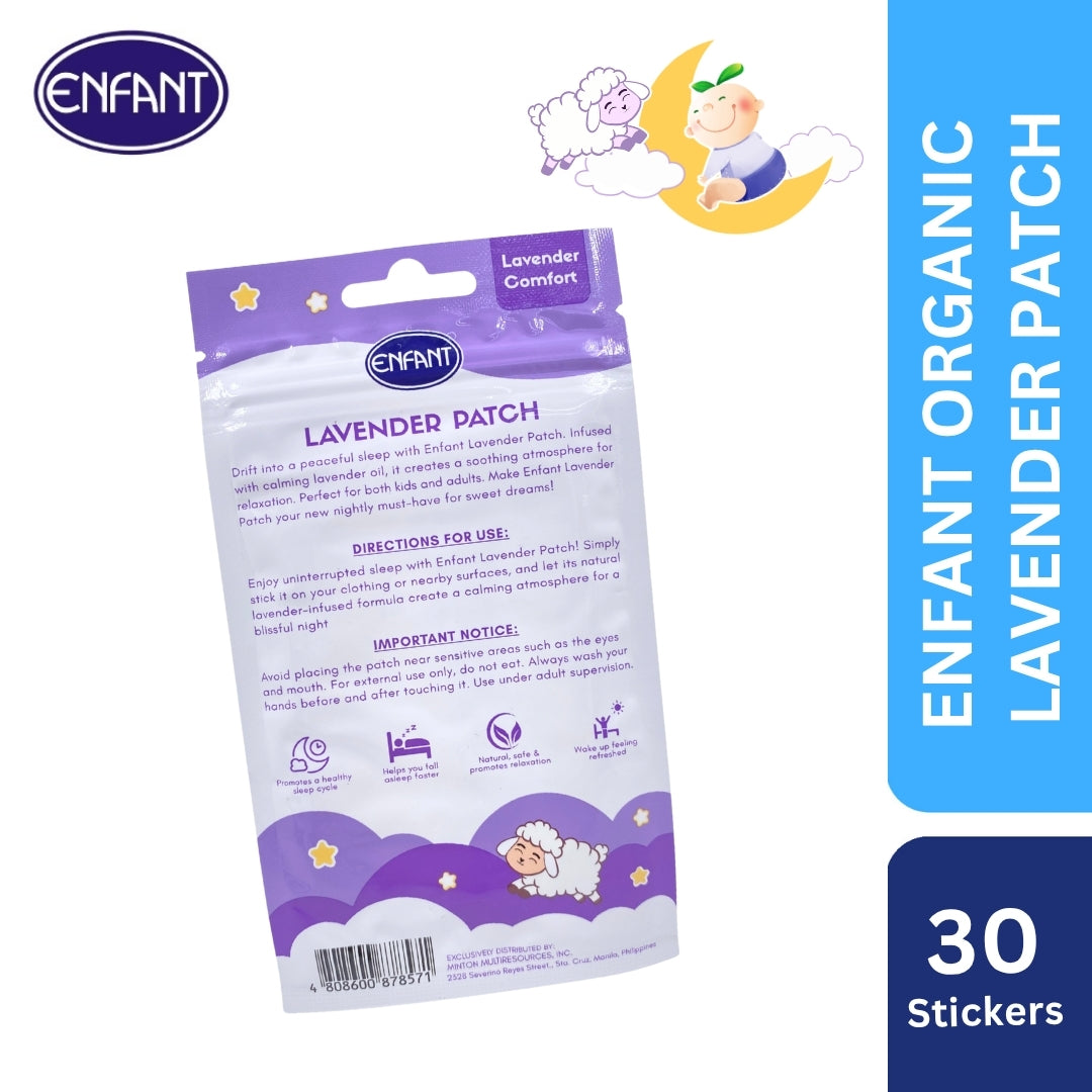 ENFANT ORGANIC LAVENDER PATCH - 30 PCS