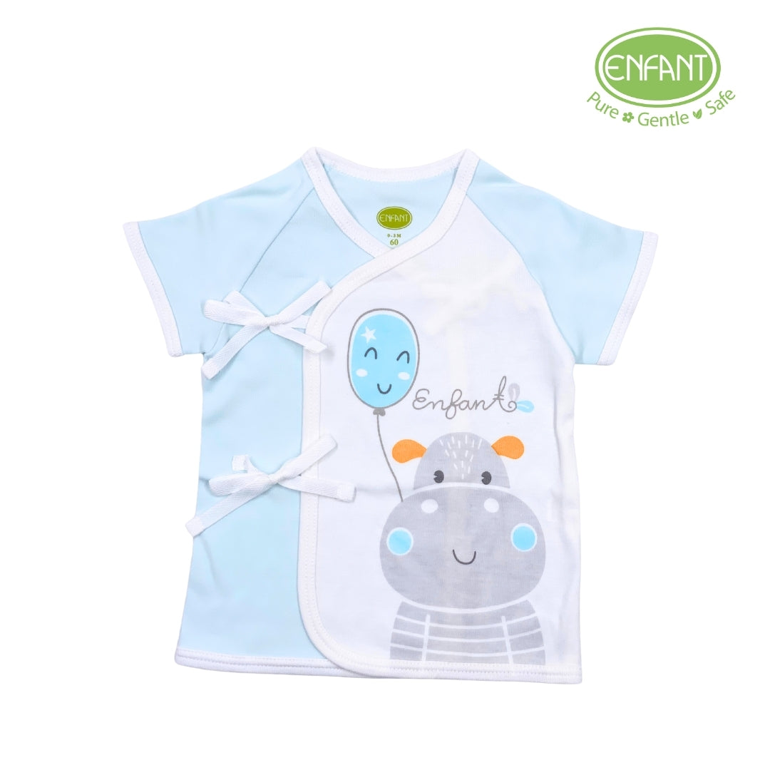 ENFANT BABY SHORT SLEEVE FEATURING HIPPO DESIGN