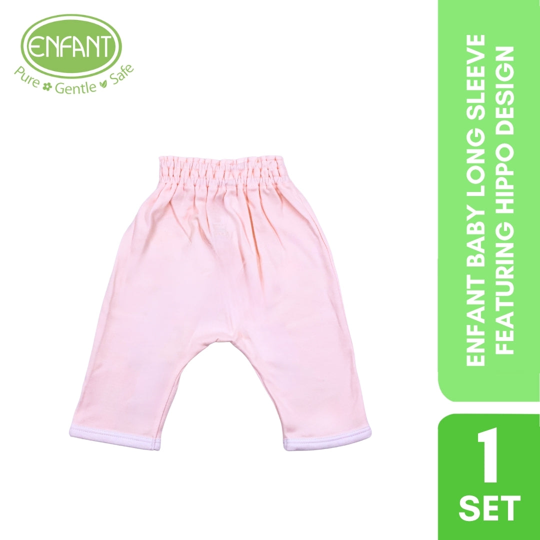 ENFANT BABY LONG SLEEVE FEATURING HIPPO DESIGN