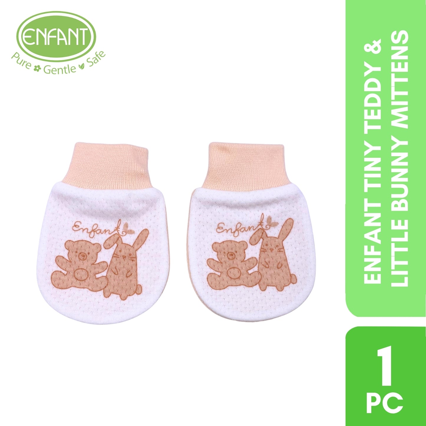 Enfant Tiny Teddy &  Little Bunny Mittens