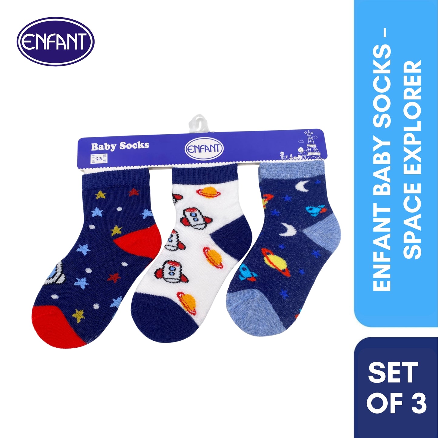 Enfant Baby Socks – Space Explorer