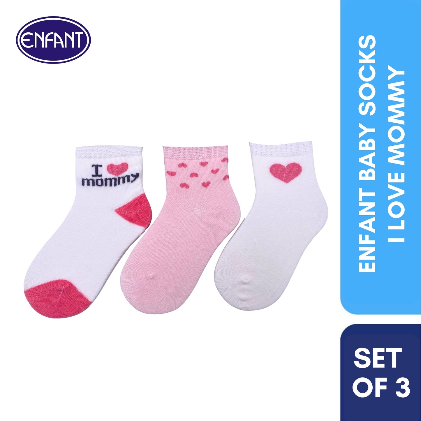 Enfant Baby Socks i Love Mommy