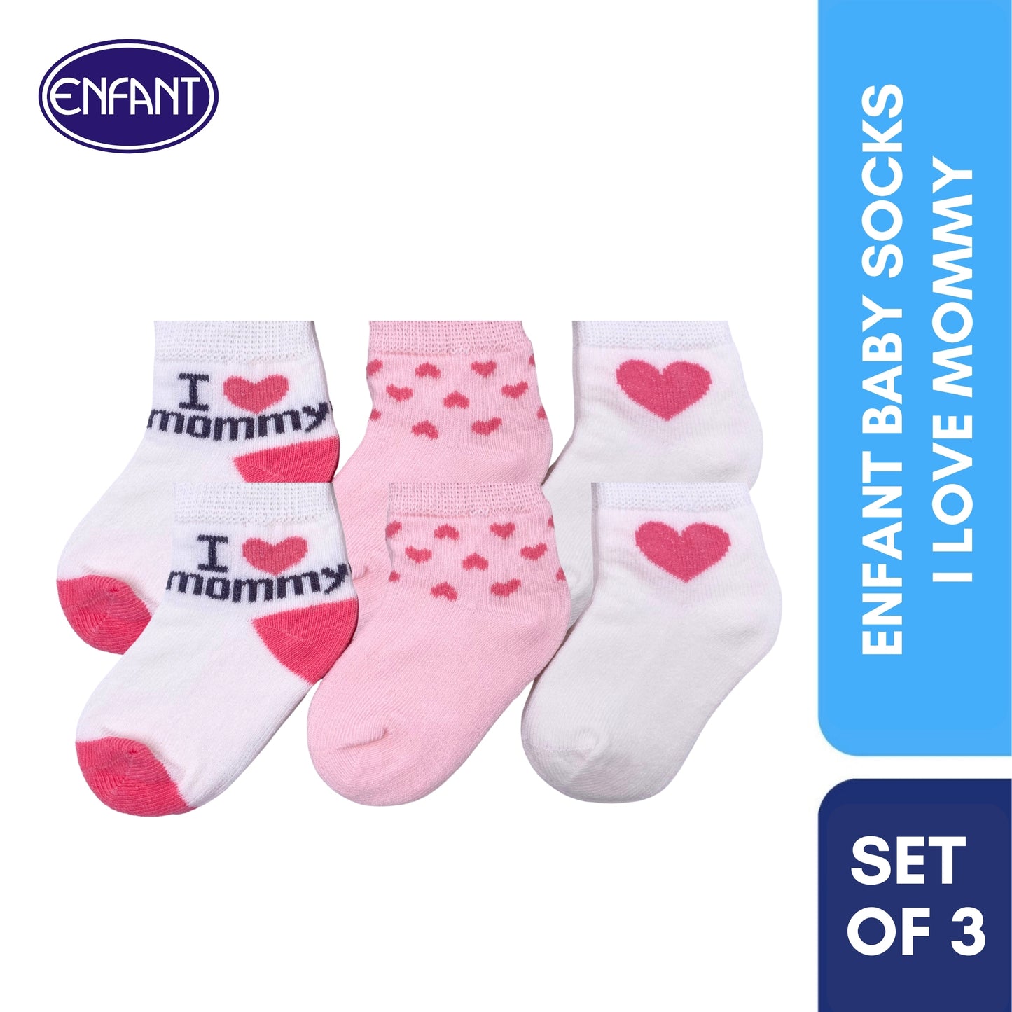 Enfant Baby Socks i Love Mommy