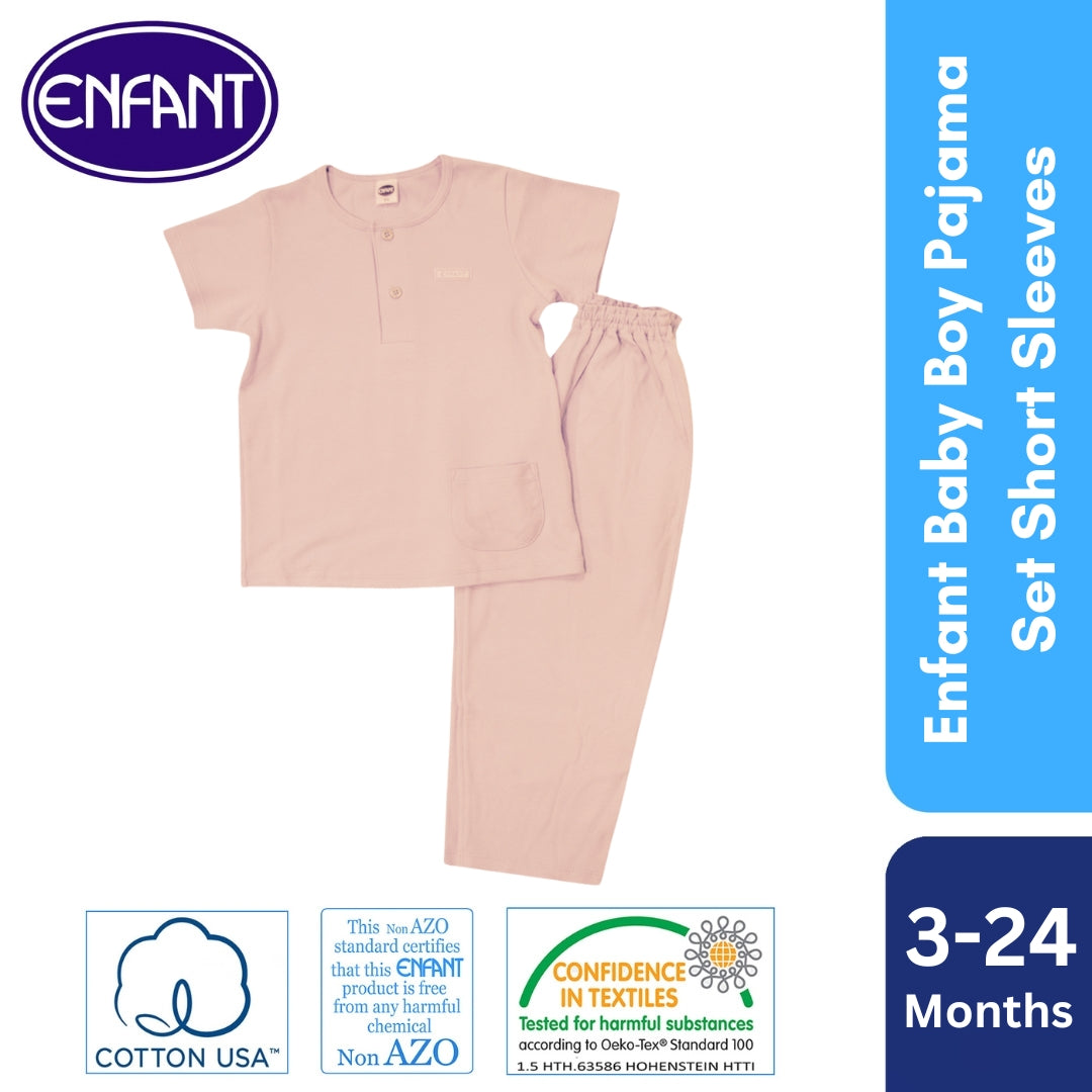 Enfant Baby Boy Pajama Set Short Sleeves