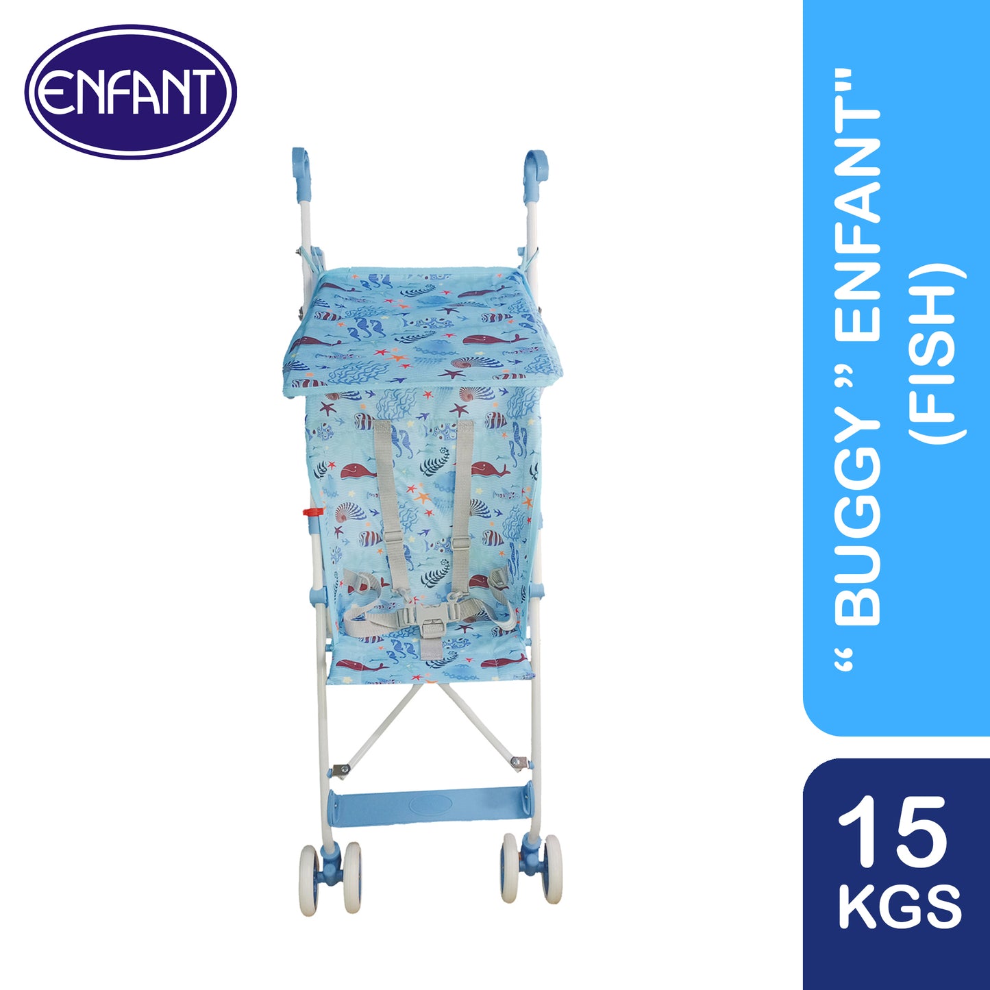 ENFANT BABY LIGHTWEIGHT BABY BUGGY STROLLER WITH PRINTED DESIGNS